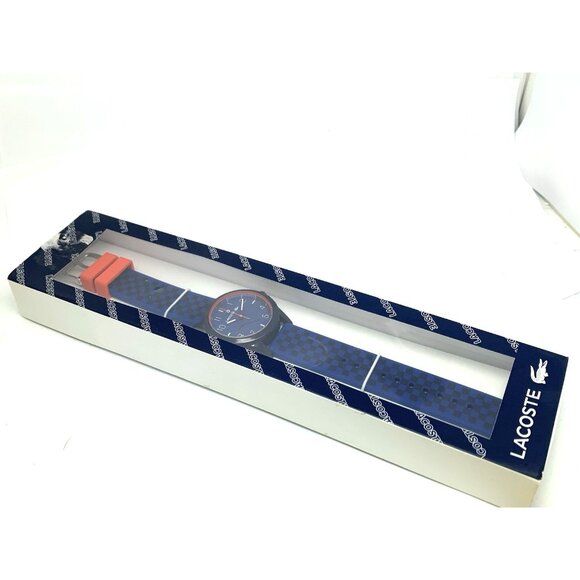 Lacoste Unisex Watch 2020148 Rider Quartz Orange Blue Dial Rubber Band 36mm main image 9